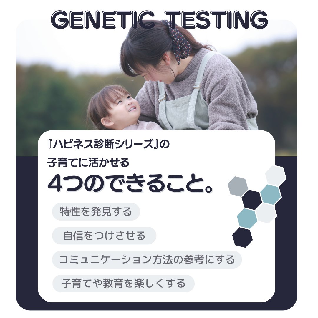 【スマホ版】ハピネス診断/学習能力(全3遺伝子)/子どもの能力遺伝子検査